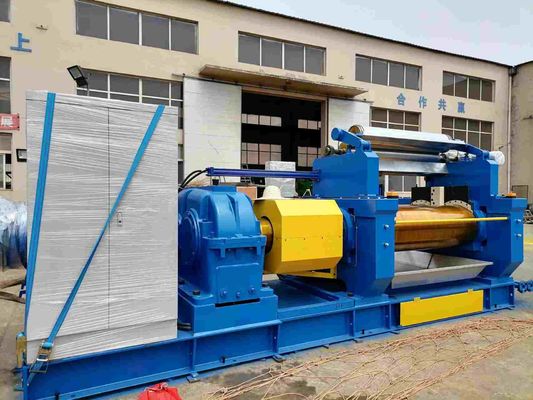 560mm XK560 Two Roll Rubber Mixing Mill Open Type Disesuaikan